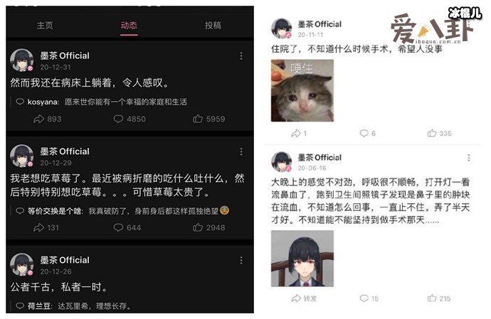 网红墨茶official怎么不播了 网曝是去世一个月了！