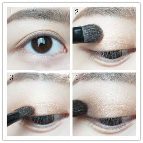 棕色系眼妆画法，基础眼妆步骤 彩妆 第2张