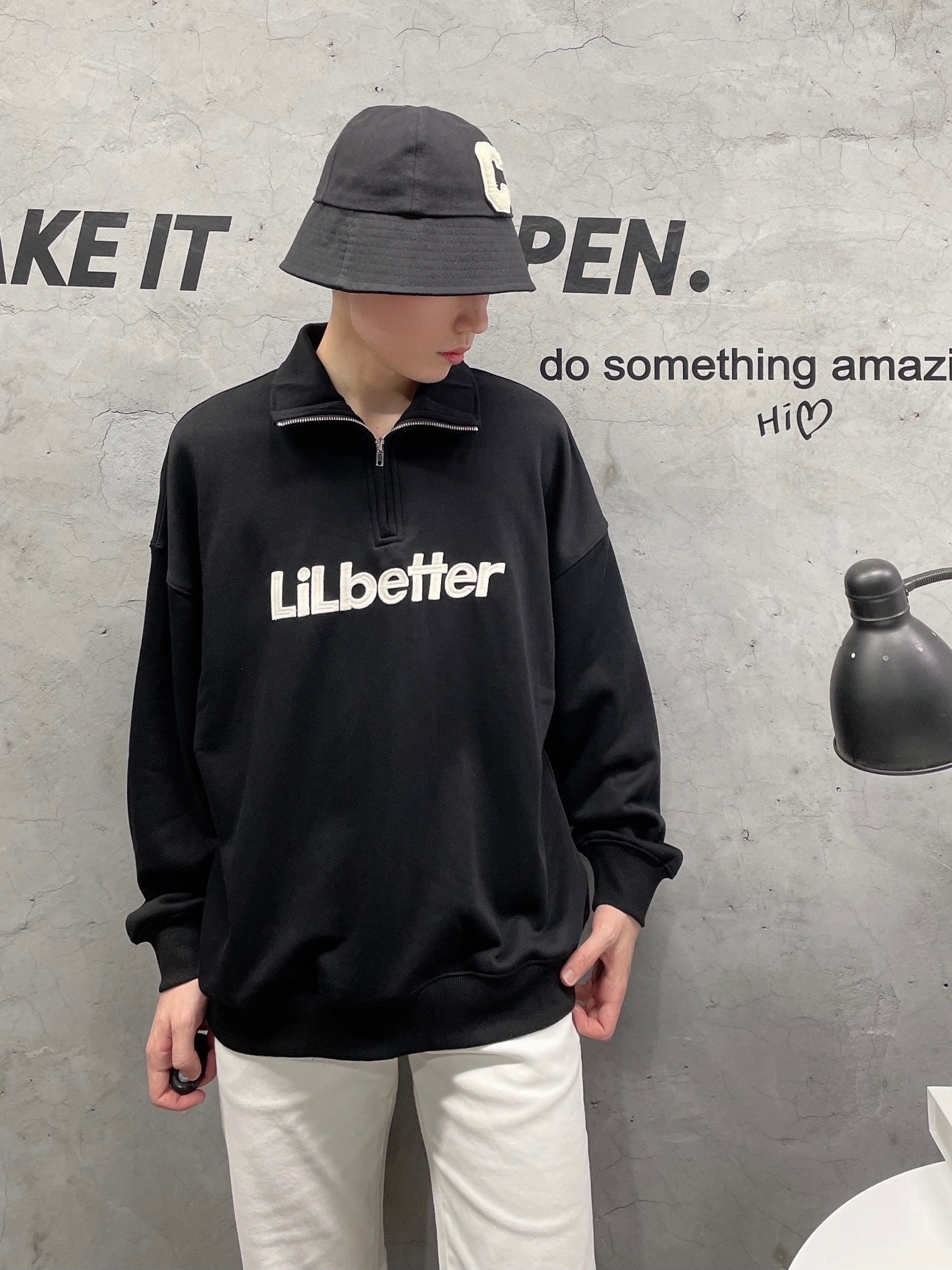 Lilbetter半拉链卫衣