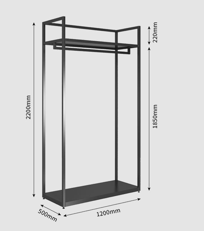 服装店展示架插图(2)