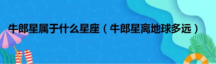 牛郎星属于什么星座（牛郎星离地球多远）