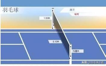 羽毛球网柱的高度是多少米（羽毛球网高度是多少米）(图4)