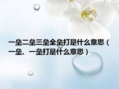 一垒二垒三垒全垒打是什么意思（一垒、一垒打是什么意思）