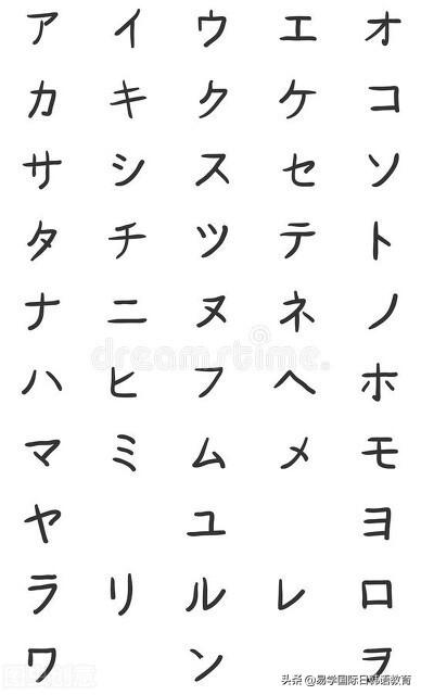 日语中的平假名和片假名是一一对应的关系（平假名和片假名的区别）(图2)