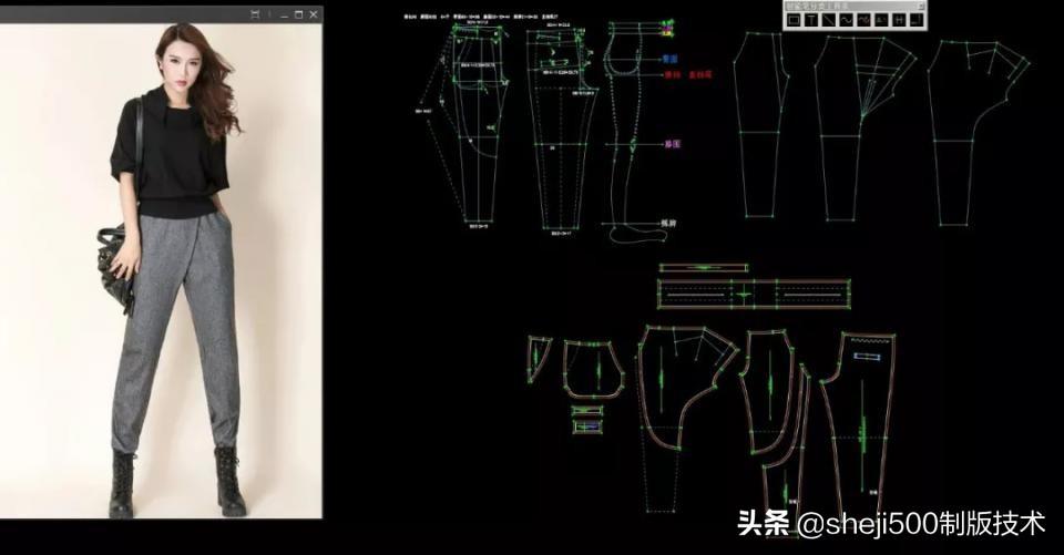 服装打板图插图(2)