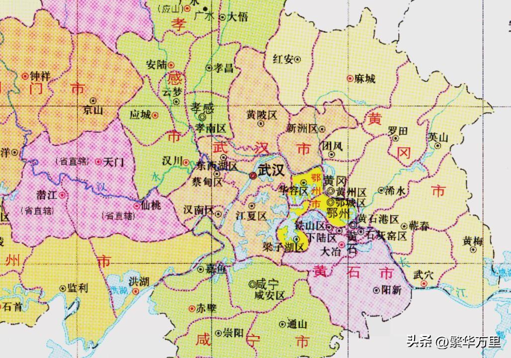 黄冈市有多少人口和面积（黄冈市有几个区几个县）(图4)
