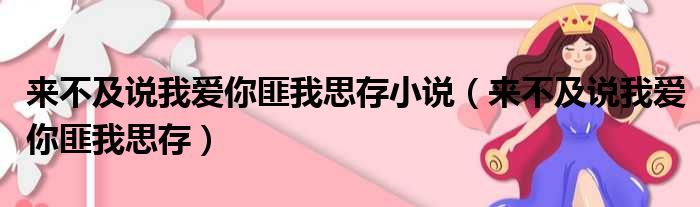 来不及说我爱你匪我思存小说（来不及说我爱你匪我思存）