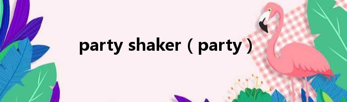 party shaker（party）
