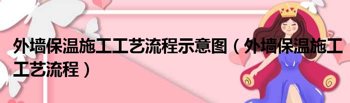 外墙保温施工工艺流程示意图（外墙保温施工工艺流程）