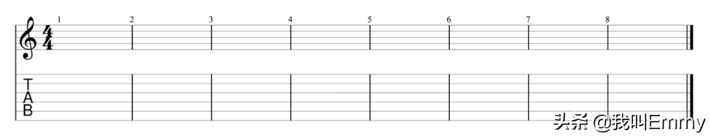 零基础如何看懂吉他谱（新手入门怎么看懂吉他谱）(图2)
