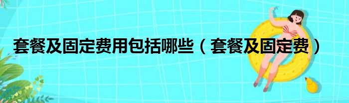 套餐及固定费用包括哪些（套餐及固定费）