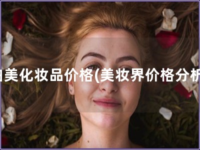 泊美化妆品价格(美妆界价格分析)