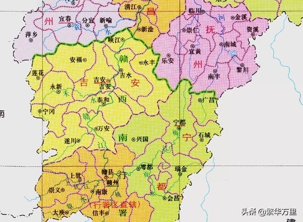 江西吉安区域划分（吉安是属于哪个省市）(图2)