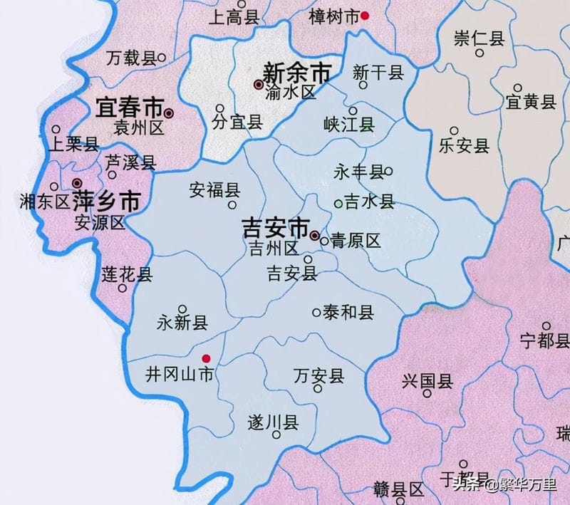 江西吉安区域划分（吉安是属于哪个省市）(图5)