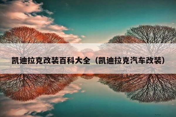 凯迪拉克改装百科大全（凯迪拉克汽车改装）