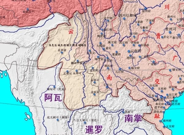 明朝国土面积最大时有多大地图（明朝国土面积最大时有多大）(图6)