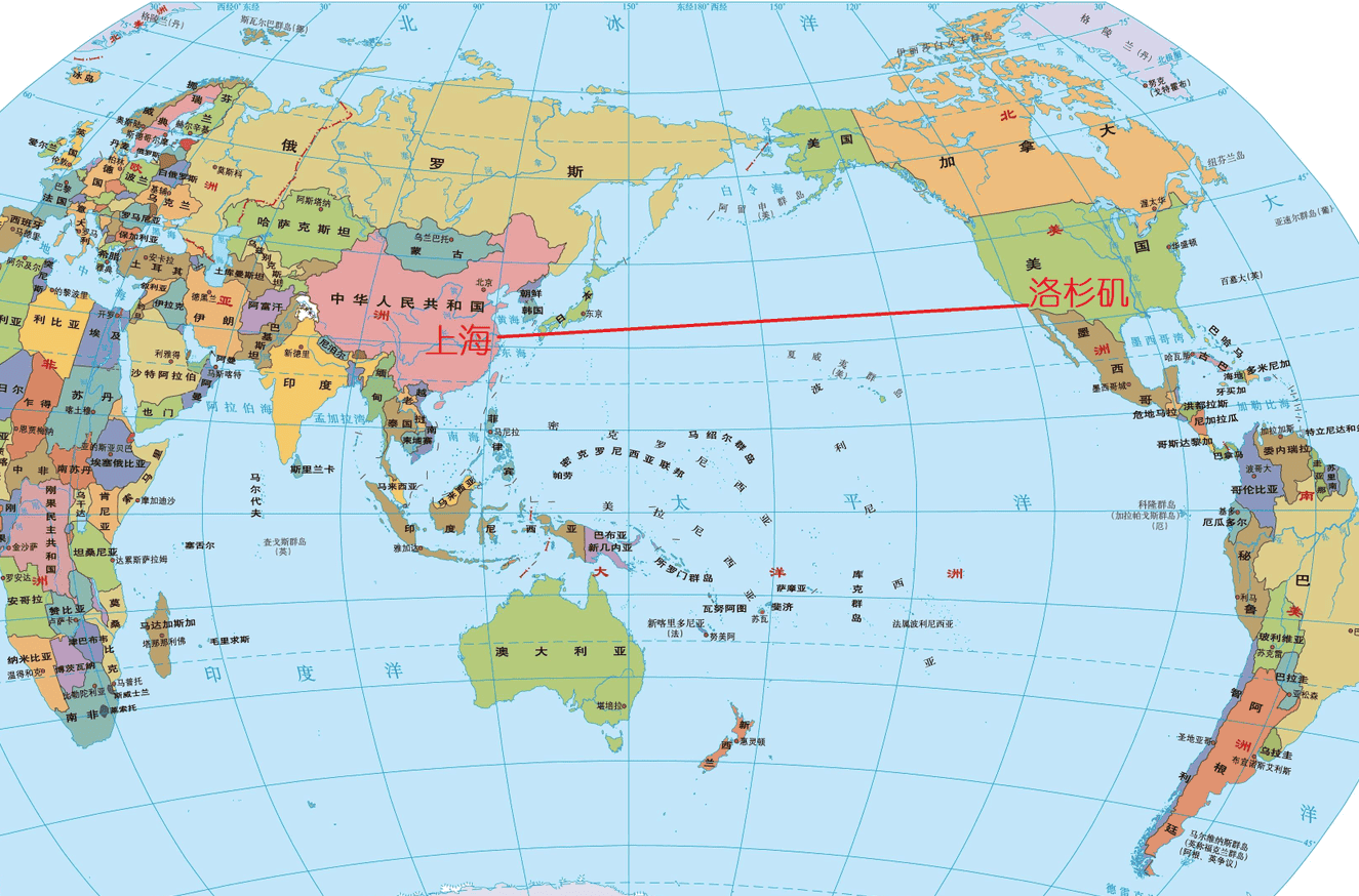 飞机为什么不直接横飞太平洋（飞机为什么不飞直线）(图2)