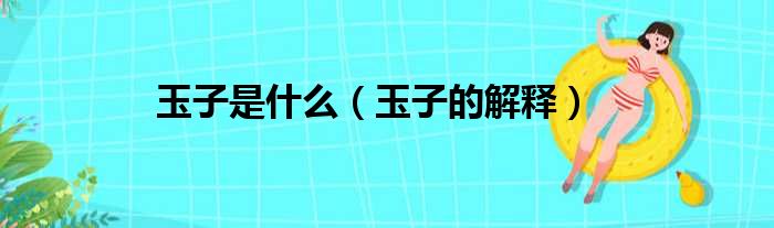 玉子是什么（玉子的解释）