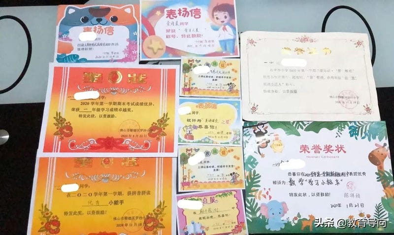 小学生奖状名字大全（小学生奖状名称有哪些内容）(图7)