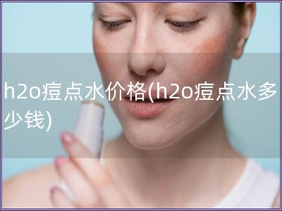 h2o痘点水价格(h2o痘点水多少钱)