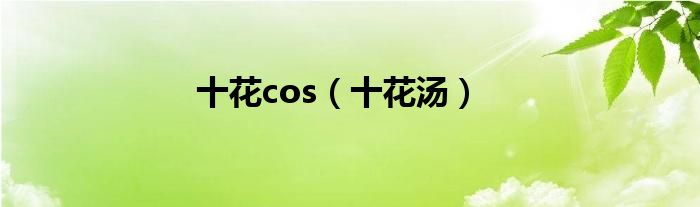  十花cos（十花汤）