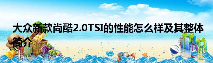 大众新款尚酷2.0TSI的性能怎么样及其整体简介