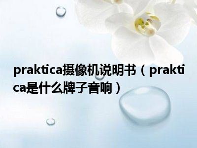 praktica摄像机说明书（praktica是什么牌子音响）