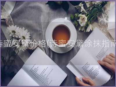 诗蜜安黛价格(诗蜜安黛涂抹指南)