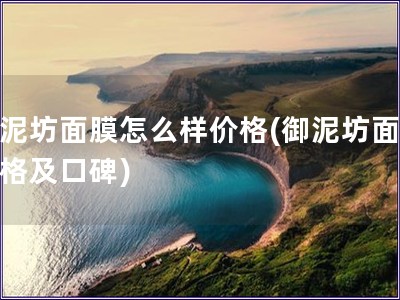 御泥坊面膜怎么样价格(御泥坊面膜价格及口碑)