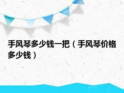 手风琴多少钱一把（手风琴价格多少钱）