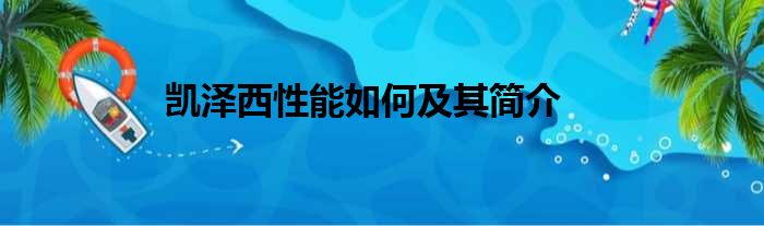 凯泽西性能如何及其简介