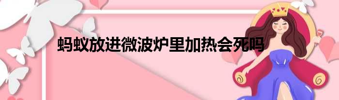 蚂蚁放进微波炉里加热会死吗