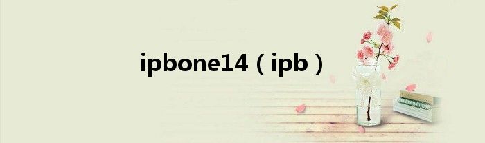  ipbone14（ipb）
