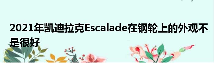 2021年凯迪拉克Escalade在钢轮上的外观不是很好