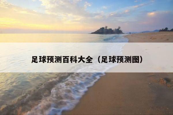 足球预测百科大全（足球预测图）