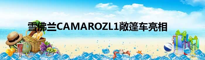 雪佛兰CAMAROZL1敞篷车亮相