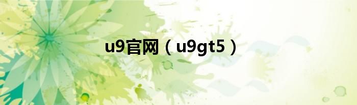  u9官网（u9gt5）