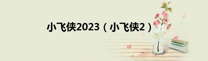 小飞侠2023（小飞侠2）