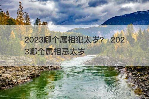 2023哪个属相犯太岁 2023哪个属相忌太岁