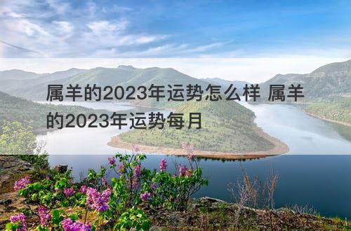 属羊的2023年运势怎么样 属羊的2023年运势每月