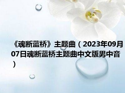 《魂断蓝桥》主题曲（2023年09月07日魂断蓝桥主题曲中文版男中音）