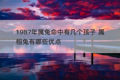 1987年属兔命中有几个孩子 属相兔有哪些优点