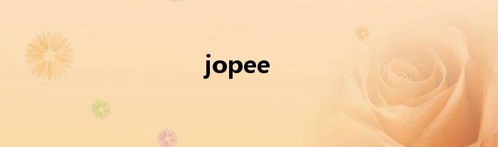  jopee