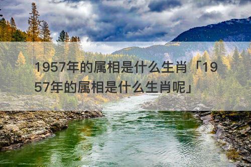 1957年的属相是什么生肖「1957年的属相是什么生肖呢」