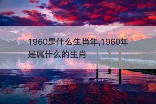 1960是什么生肖年 1960年是属什么的生肖