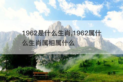 1962是什么生肖 1962属什么生肖属相属什么